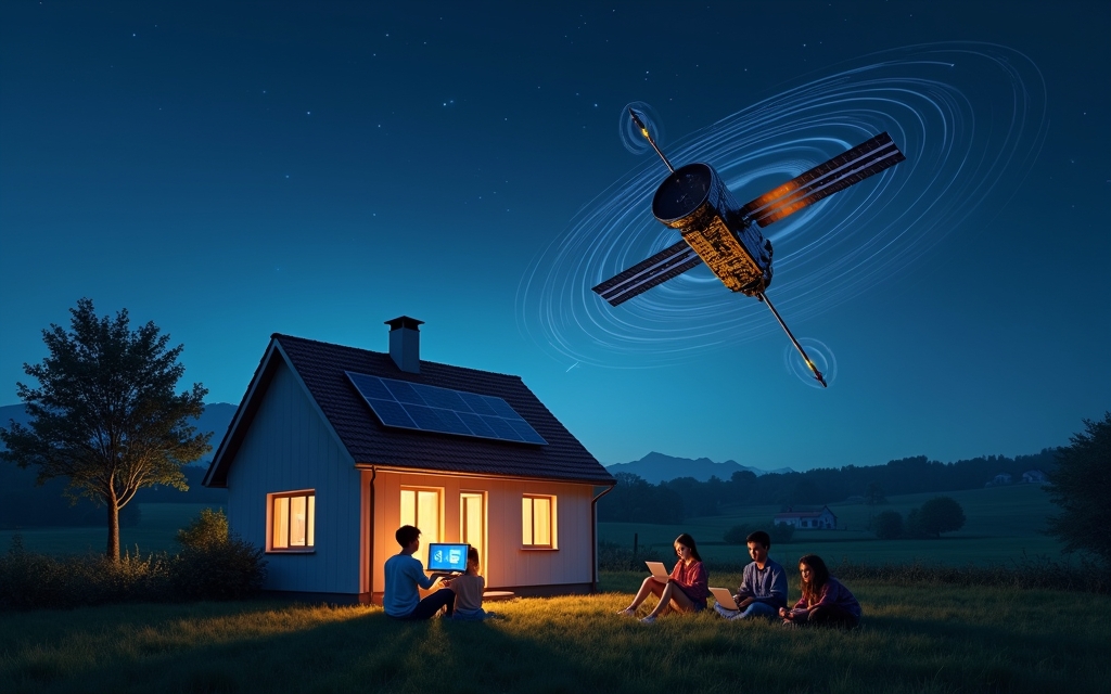 Cómo funciona el internet satelital y sus ventajas